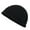 Black, variant on Unisex Melon Cap Beanie Hat Knitted Hip Hop Hat Baotou Cap Hat Coffee