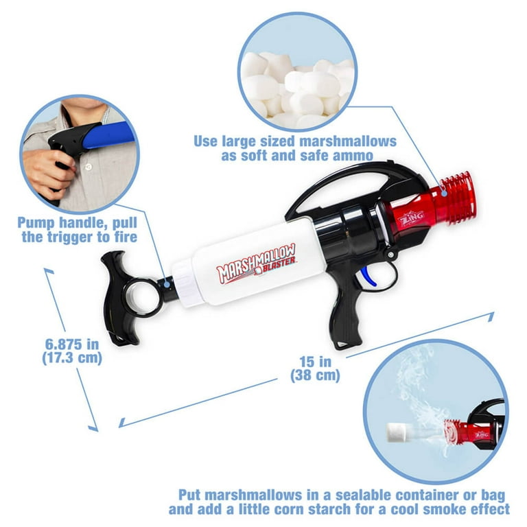 marshmallow  Zing Marshmallow Blaster - Extreme Shooter Gun Toy, Edible