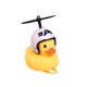 thumbnail image 1 of Coche De Juguete De Pato, Decoraciones De Salpicadero De Coche De Pato Amarillo Con Casco De Hélice Para Adultos Y Niños Vogacara HA039875-03, 1 of 6