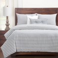 thumbnail image 2 of SIScovers  Luxury Farmhouse Pewter Cotton-blend Cottage Down Alt Duvet Set California King 6 Piece, 2 of 4
