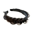 thumbnail image 4 of Diadema para El Cabello, Diadema Ancha, Peinado para El Cabello, Banda para El Cabello Gruesa, Banda para El Cabello para M marrón oscuro, 4 of 8