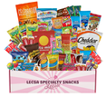 thumbnail image 1 of Snack Care Package - 60 Pcs Variety Pack of Treats for Kids and Adults - Snack Box with Cookies, Fun Size Candy, Drink Mix, Peanuts, Chips, Rice Crispies, and More – Gift Basket of Delicious Sweets, 1 of 4