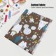 thumbnail image 5 of Tela estampada tela suave y súper linda con patrón de animales 50x40 cm 6 piezas de tela de algodón para cortina cojín ropa de cama DIY ANGGREK Otros, 5 of 8