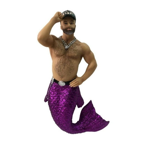 December Diamonds Whos Your Daddy Merman Christmas Holiday Ornament