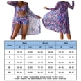 thumbnail image 2 of Traje de baño Conjunto de bikini para mujer Trajes de baño sexy de 3 piezas con cubierta de manga larga (Púrpura M) Cgtredaw Púrpura T M para Mujer, 2 of 7