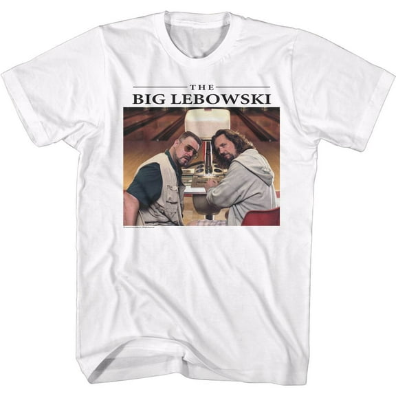 The Big Lebowski Simple Dudes White Adult T-Shirt