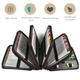 thumbnail image 3 of Portable Pencil Case, Wear- Portable Exquisite Colored Pencil Case  for Ordinary Pencils for Student for Thin Line Pens Gray,Black,Coffee,Blue, 3 of 8