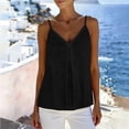 thumbnail image 7 of Casual Sleeveless Tank Tennis Top for Everyday Wear Womens Classic Solid Vest Wardrobe Piece Black XL, 7 of 7