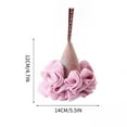 thumbnail image 2 of Bola de baño suave para ducharse - Toalla de flores de baño con cuerda colgante, limpia eficazmente la suciedad y la queratina, cuidado suave de la piel, 2 of 2