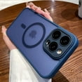 thumbnail image 1 of For iPhone 14 Pro Max Luxury Magsafe Magnetic Soft Frame Matte Phone Case For iPhone 11 12 13 14 15 Plus Lens Protective Cover For iPhone 15 CHINA, 1 of 5