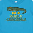 thumbnail image 4 of Inktastic In a While Crocodile with Cool Green Crock in Sunglasses Boys or Girls Baby T-Shirt, 4 of 5