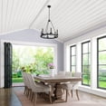 thumbnail image 4 of Millennium Lighting Chandelier Ceiling Light, Matte Black (6706-MB), 4 of 4