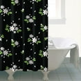 thumbnail image 5 of Waterproof Pioneer Shower Curtain 84x72 Inch Polyester Unique Colorful Floral Shower Curtain for Bathroom Hotel Home Decor with 12 Plastic Hooks, 5 of 5