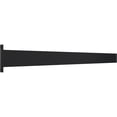 thumbnail image 2 of Ekena Millwork 2 1/2"W x 34"D Countertop Island Steel Heavy Duty Bracket w/ Flange, Powder Coated Black, 2 of 10