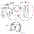 thumbnail image 3 of Car Rear Reverse Lamp Tailgate Brake Light for Land Rover Range Rover L322 02-12 License Plate Light, 3 of 5