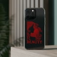 thumbnail image 3 of DistinctInk Clear Hybrid Case for Apple iPhone 15 Pro Max (6.7" Screen) - Beauty Is Only Skin Deep - Wireless Charging Compatible, 3 of 9