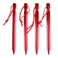 thumbnail image 1 of Estacas alargadas para tienda de campa?a al aire libre, estacas para clavos de tierra para tienda de campa?a (4 piezas, rojo) LingWen 8390606464507, 1 of 1