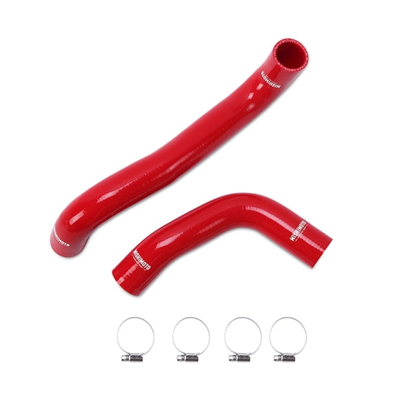 Mishimoto Silicone Radiator Hose Kit Compatible with Subaru STI 2008-2021 Red