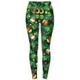 thumbnail image 4 of YUEHUA St Patricks Day Leggings for Women Casual Shamrock Leggings Irish Green Pant Soft Tummy Control Workout Yoga Pants, 4 of 4