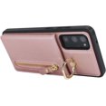 thumbnail image 6 of Samsung Galaxy S20 FE Case with Card Holder for Women, Samsung Galaxy S20 FE Phone Case Wallet with Credit Card with Ring Kickstand Zipper Slim Stand Case - Rose Gold, 6 of 7