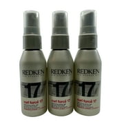 Redken Curl Force 17 Texturizing Spray Gel Curly & Wavy Hair 1.7 oz. Set of 3