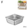 thumbnail image 6 of Pekkaxy Large Stainless Steel Dish Tub, 12 Inch Square Basin for Washing Pots and Pans, Heat-Resistant Kitchen Sink Helper, 6 of 9