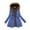 Royal Blue, variant on Winter Jackets for Women Ski Jacket Women's Warm Thickened Overcoat Warm Trendy Winter Fleece Fashion Lined Hooded Snow Coat Jacket Outwear Winter Coats for Women, Royal Blue M