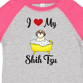 thumbnail image 4 of Inktastic I Love My Shih Tzu Dog Boys or Girls Toddler T-Shirt, 4 of 5