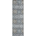 thumbnail image 3 of Transitional 2x8 Area Rug (2'3'' x 7'3'') Floral Dark Gray, Dark Gray Indoor Runner Easy to Clean, 3 of 8