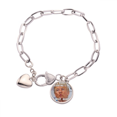 thumbnail image 1 of Pulsera de cadena de corazón Unbranded Presidente Trump joyería encanto tamaño 7,5 pulgadas, 1 of 3