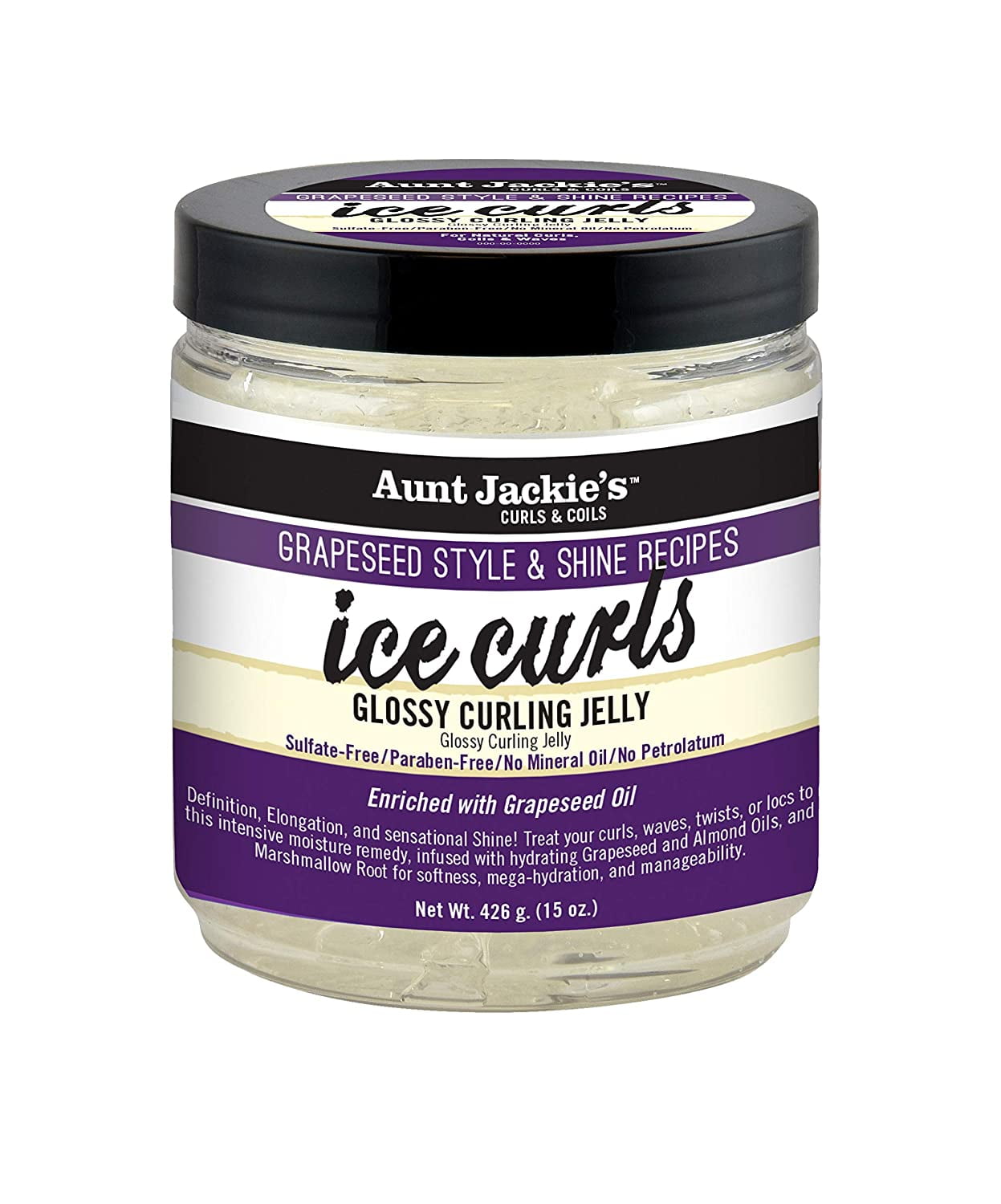 Aunt Jackies Gape Seed Ice Curls Glossy Curling Gel