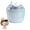 White, variant on 1 PCS Mini Electric Ice Cream Maker, Portable Soft Serve Machine for Homemade Yogurt and Sorbet, One-Button Operation Small Kitchen Appliance