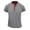 Gray-A, variant on Penkiiy Men Short Sleeve Casual Fashion Round Neck Pullover Buttons T Shirt Blouse S Blue