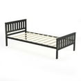 thumbnail image 2 of Kadyn Twin Bed Frames, Wood Platform Mattress Foundation with Slat Support, No Box Spring Needed Platform Bed with Headboard, Easy Assembly, 2 of 4