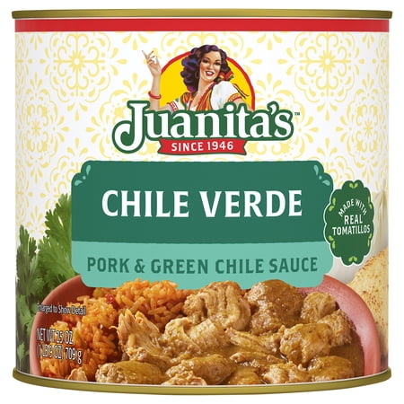 Juanita's Foods Pork Chile Verde, 25 oz Can