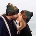 thumbnail image 5 of Kdxio Banana Leaf Meditating Gorilla Winter Beanie for Men Women Beanie Knit Hat Cuffed Cap Beanie Knit Chunky Snow Cap, 5 of 6