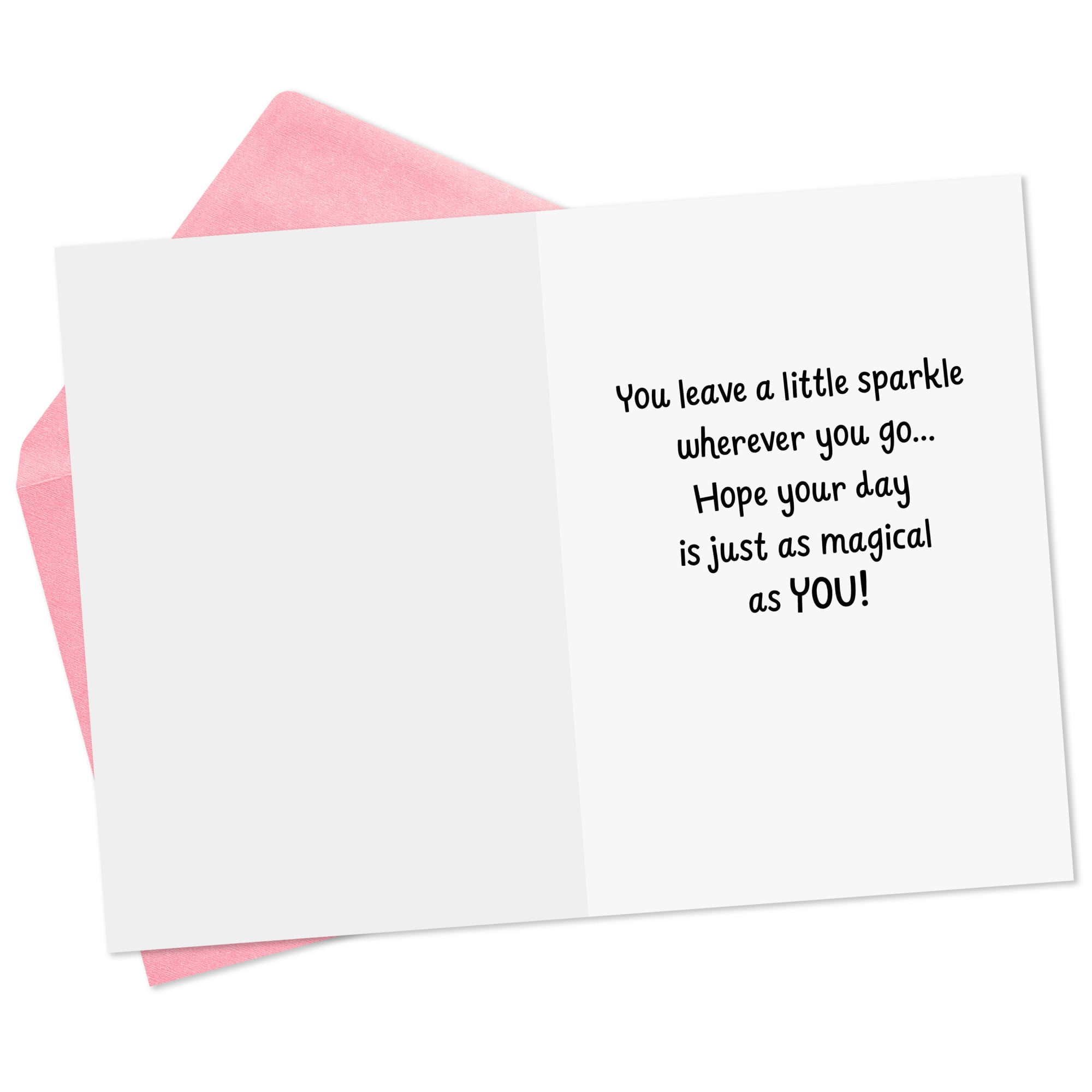 Hallmark Disney Birthday Card for Girl (Tinker Bell Sparkle and Magic)