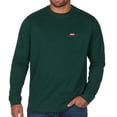 thumbnail image 4 of Coleman Men's Rugged Workwear Long Sleeve Crew Neck Chest Pocket Tee (Hunter Green, XXL), 4 of 4