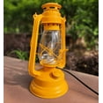 thumbnail image 4 of Vintage style Hurricane Lantern Antique Collectible Electric Decorative Lamp In yellow Colour., 4 of 7