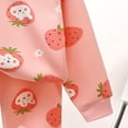 thumbnail image 6 of Ulanda Infant Baby Boy Fall Clothes Set Funny Sweatshirt Pant Outfits Toddler Winter Outfits Long Sleeve Cute Print Sweatshirt Pants Clothing set (Pink, 12-18 Months), 6 of 7