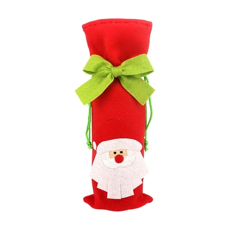 

Dealovy Christmas Wine Bottle Bag Santa Claus Christmas Fawn Christmas Tree Christmas Home Decorations Deals