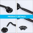 thumbnail image 2 of MasteelfCA Stainless Steel Hook Eye Latch Safety Window Lock Sliding Barn Door Latch Lock, 2 of 7