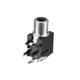 thumbnail image 4 of Conector RCA hembra de montaje en panel PCB negro de 2 pines, 10Pcs, 4 of 4