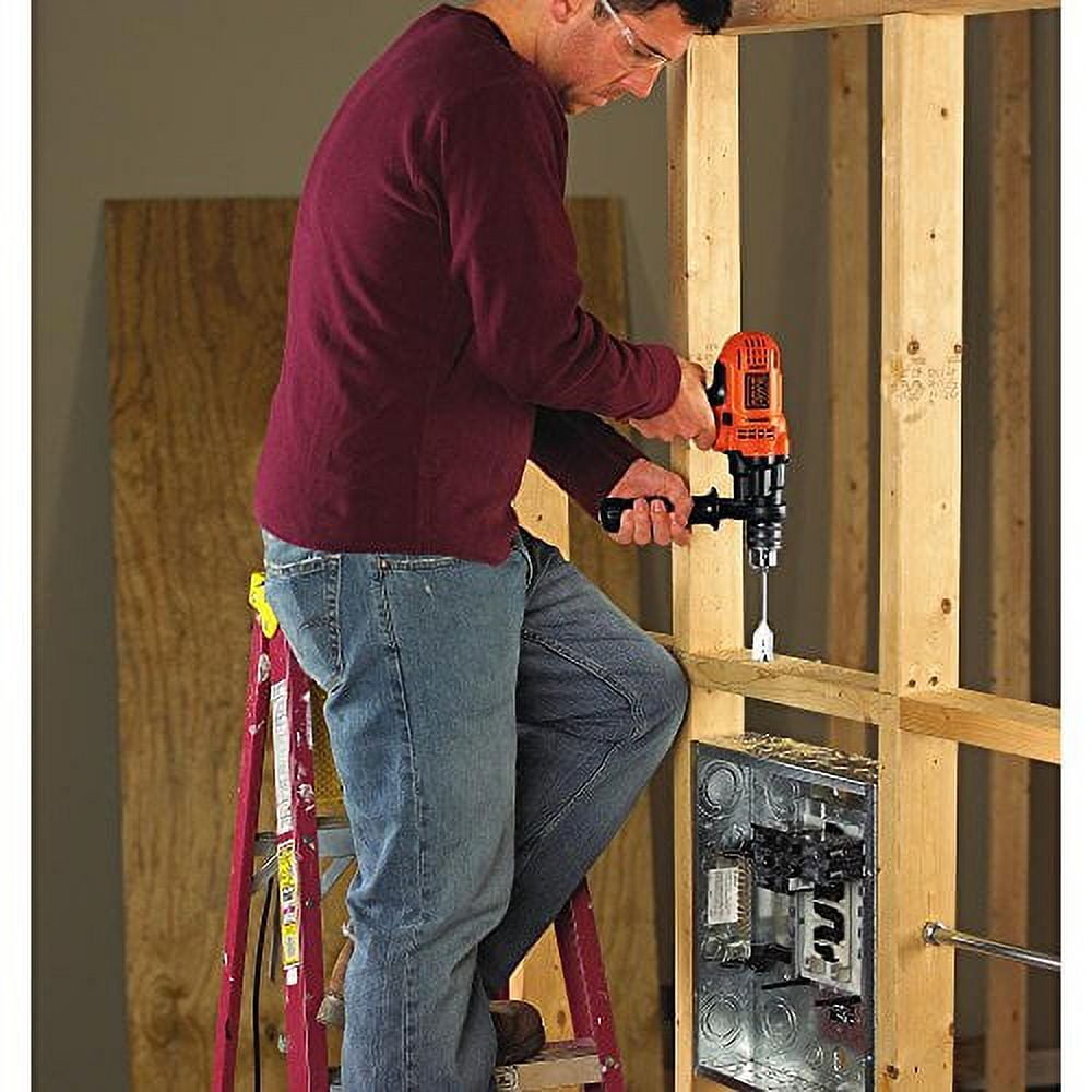  BLACK+DECKER 7.0 Amp 1/2 in. Electric Drill/Driver Kit