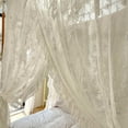 thumbnail image 4 of Mosquito Net for Bed,Canopy Bed Curtains,Four Corner Bed Bracket,Fly Canopy Mosquito Net, Curtain Brackets for Bedroom Decoration, 4 of 7