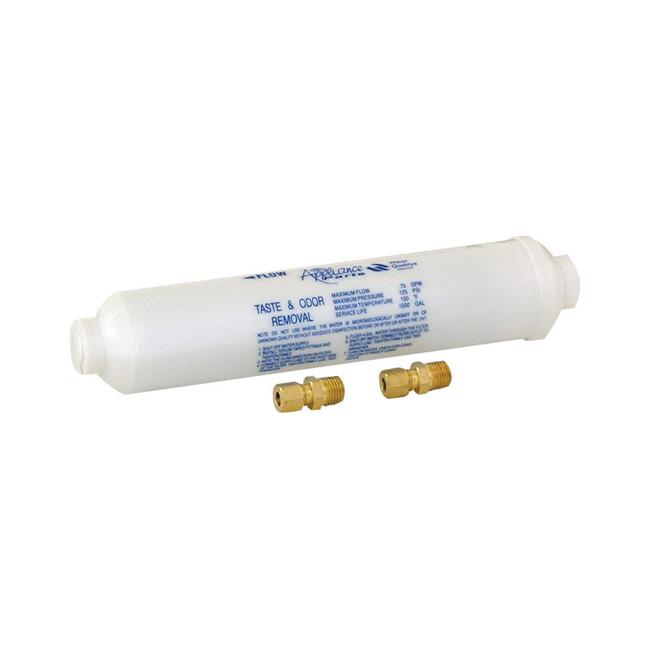 10 in. EZFLO Inline Water Filter for Refrigerators
