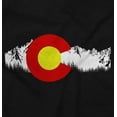 thumbnail image 2 of Colorado Mountain Hiking CO Souvenir Unisex Plus Fleece Graphic Hoodie Brisco Brands 2X, 2 of 5