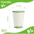 thumbnail image 2 of 12 oz Hot Cups | Tree-Less™ Compostable Paper, 2 of 3
