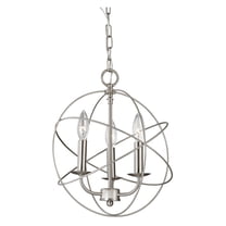 Elk Home 13-Inch Wide Williamsport Chandelier, Brushed Nickel