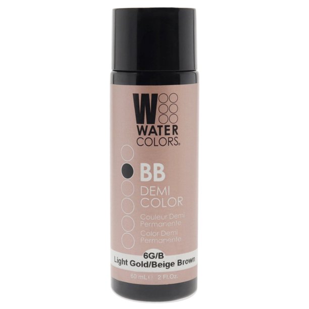 Tinte semipermanente para El cabello Tressa BB - Marrón beige dorado claro 6GB 2 oz